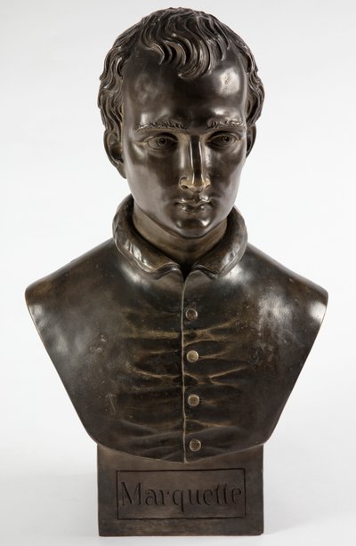 Gipsbüste von Pere Marquette von Maximilian Schneiderhahn von Maximilian Schneiderhahn